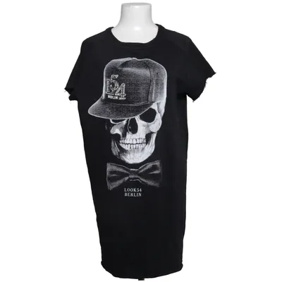 T-shirt (Zwart) van Look 54 Katoen, Polyester