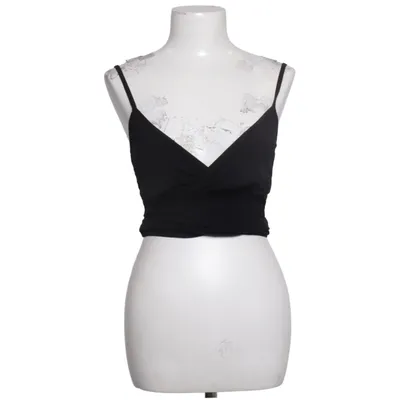 Crop top (Black) from Anika Teller x NA-KD Cotton, Elastane