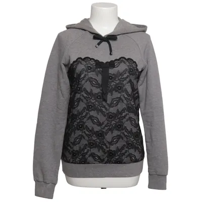 Sweat à capuche (Gris, Noir) de Dolce & Gabbana Coton, Polyamide, Viscose
