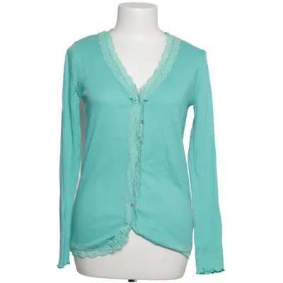 Cardigan (Turquoise) de Gina Coton, Élasthane, Polyamide, Polyester