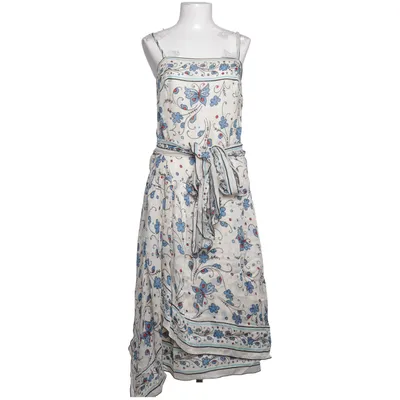 Klänning (Beige, Blå, Flerfärgad) från Anna Sui Polyester, Silke