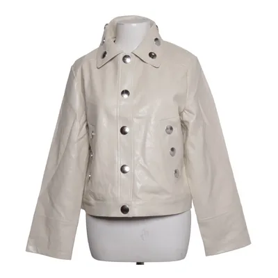 Jacket (Beige) from Laagam Polyester, Polyurethane
