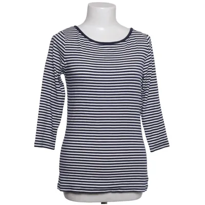 T-shirt à manches longues (Bleu, Blanc) de Cambridge Dry Goods Coton, Élasthane, Modal