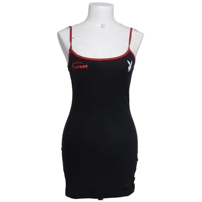 Dress (Black) from Playboy x Missguided Cotton, Elastane