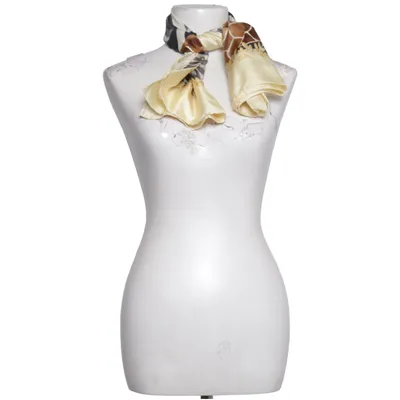 Shawl (Beige, Multicolored) from Salvatore Ferragamo Silk