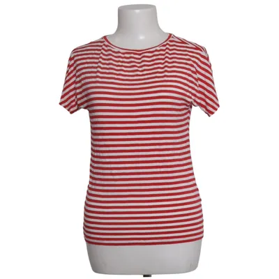 T-shirt (Röd, Vit) från Intrend Elastan, Viskos