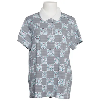 Poloshirt (Grijs, Wit, Blauw, Rood, Meerkleurig) van Lands' End Katoen, Elastaan