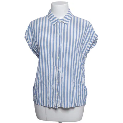 Kortærmet skjorte (Blå, Hvid) fra Tom Tailor Denim Viscose