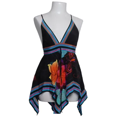 Halter neck top (Black, Multicolored) from Lipsy Silk