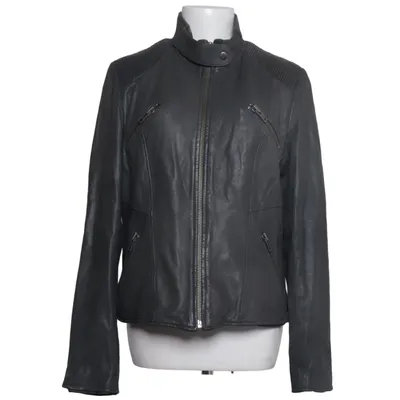 Läderjacka (Grå) från Bandolera Skinn, Polyester