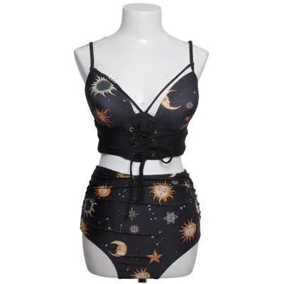 Bikini (Svart, Gul, Flerfärgad) från Dressfo Elastan, Polyester