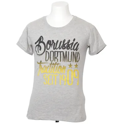 T-shirt (Gray, Multicolored) from Borussia Dortmund Cotton, Polyester
