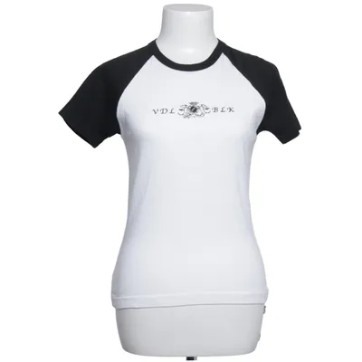 T-shirt (White, Black) from Promodoro Cotton