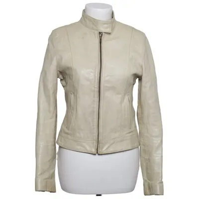 Läderjacka (Beige) från Mission