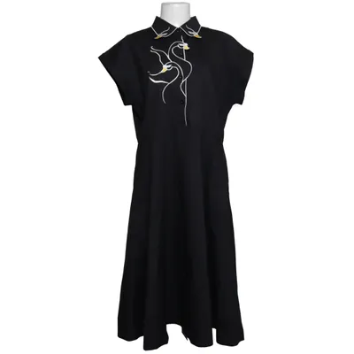 Shirt dress (Black) from Banned Apparel Cotton, Elastane