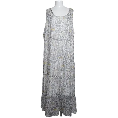 Maxikjole (Hvid, Grå, Gul) fra Thea Elastan, Polyester, Viscose