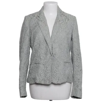 Blazer (Green) from Mango Suit Cotton, Polyamide, Polyester, Viscose