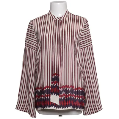 Blouse (White, Red, Multicolored) from Guglielminotti Silk