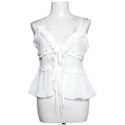 Peplum Top (Weiß) Polyester