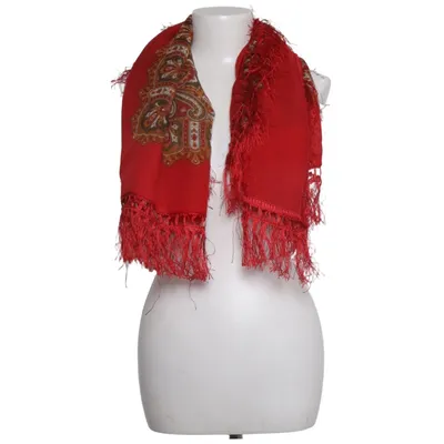 Scarf (Röd, Grön, Flerfärgad) Viskos, Ull