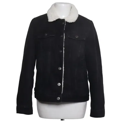 Lined denim jacket (Black) from FB Sister Denim Cotton, Polyester
