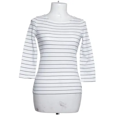 Long sleeve T-shirt (White, Black) from Hessnatur Organic cotton