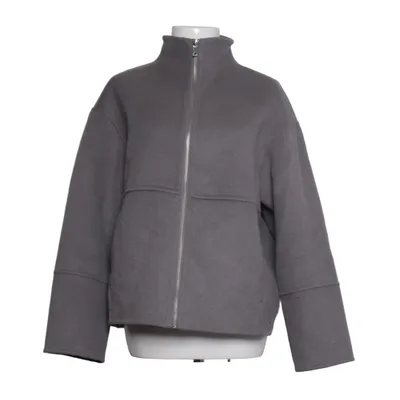Jakke (Grå) fra Zara Polyester, Uld