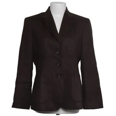 Blazer (Braun) von Caractère Angora, Viskose, Wolle