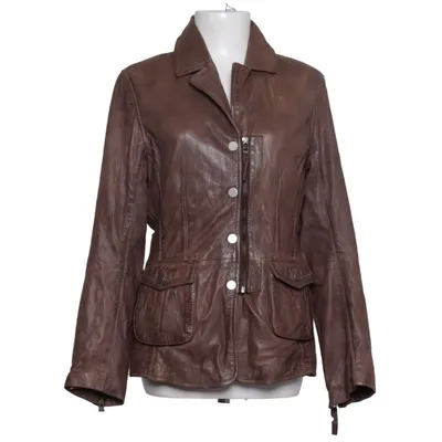 Läderjacka (Brun) från Avenue Foch Skinn, Polyester