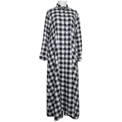 Shirt dress (Black, White) from Zeta Otto Cotton, Elastane