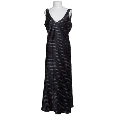 Slå-om-kjole (Sort, Hvid) fra Zara Polyester