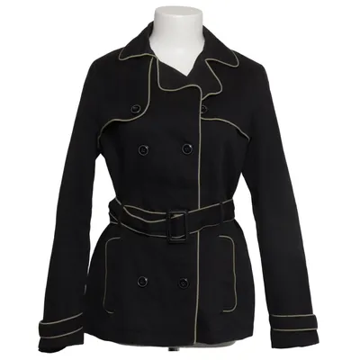 Trenchcoat (Sort, Beige) fra Mango Casual Bomuld, Polyester