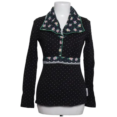 Bluse (Schwarz, Mehrfarbig) von Blutsgeschwister Baumwolle, Elasthan