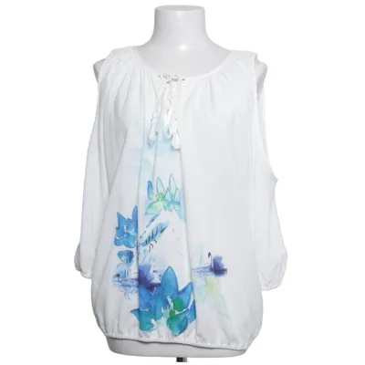 Blus (Vit, Blå) från Ciminy Polyester