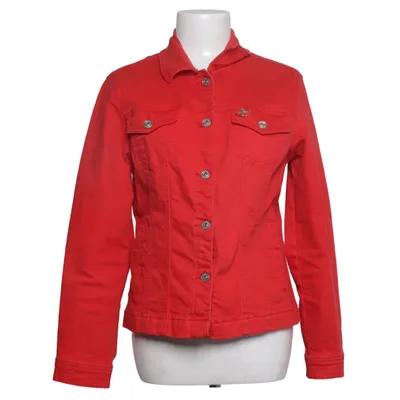 Denim jacket (Red) from Marco Pecci Cotton, Elastane
