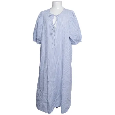 Klänning (Blå, Flerfärgad) från H&M Premium Quality Bomull, Linne