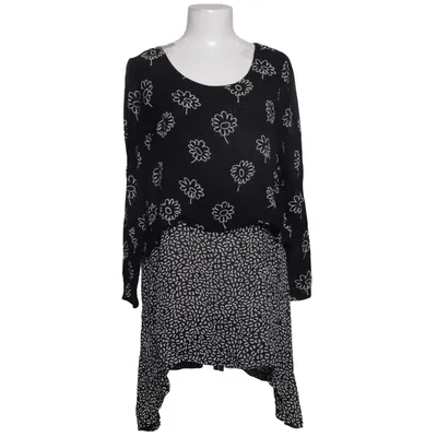 Tunic (Black, White) from Hopsack Viscose