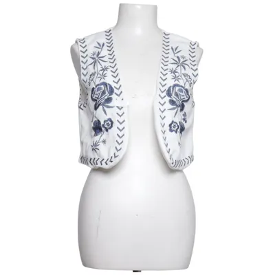 Ydervest (Hvid, Blå) fra Forever 21 Elastan, Polyester
