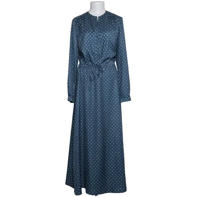 Robe longue (Bleu, Blanc) de Nife Élasthane, Polyester