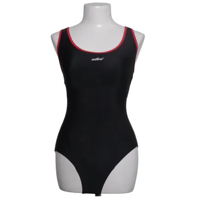 Swimsuit (Black, Red) from Swind Elastane, Polyester