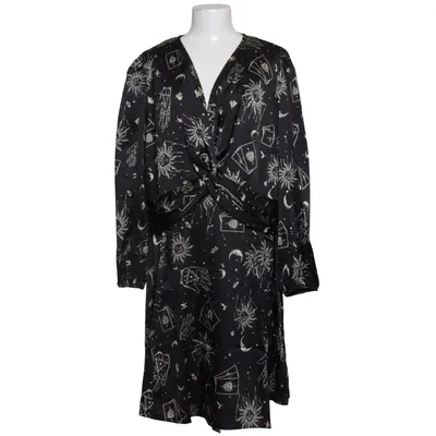 Wrap dress (Black) from Simply Be Polyester