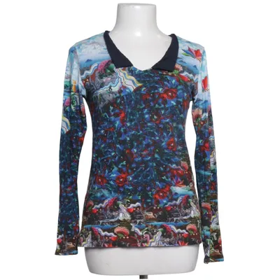Långärmad t-shirt (Blå, Flerfärgad) från Aventures des Toiles Bomull, Elastan, Modal, Viskos