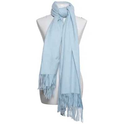 Écharpe (Bleu) de Cashmere Cachemire, Viscose, Laine