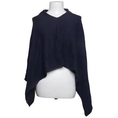 Poncho (Blau) von Marco Polo Kaschmir, Baumwolle, Polyamid, Viskose, Wolle