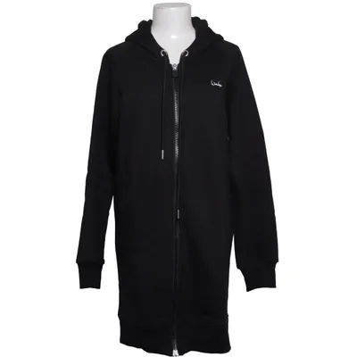 Kapuzenpullover (Schwarz) von Winshape Baumwolle, Polyester