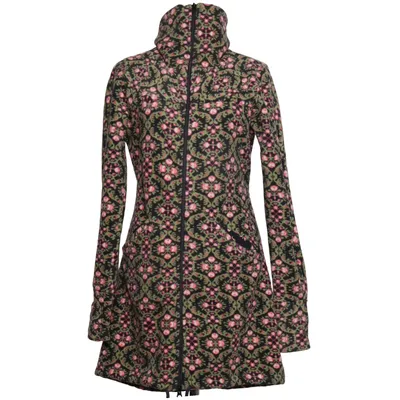 Fleecejacke (Grün, Pink, Schwarz) von Blutsgeschwister Baumwolle, Elasthan, Polyester