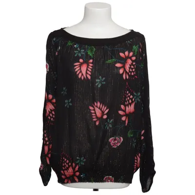 Blus (Svart, Flerfärgad) från Desigual Metallfiber, Viskos