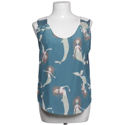 Tanktop (Blauw, Meerkleurig) van Cotélac Zijde