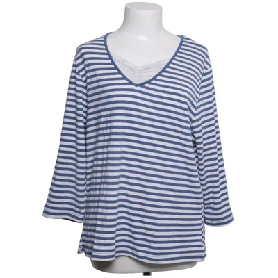 Long sleeve T-shirt (Blue, White) from MCR Cotton, Elastane