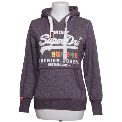 Hættetrøje (Lilla) fra Superdry Vintage Bomuld